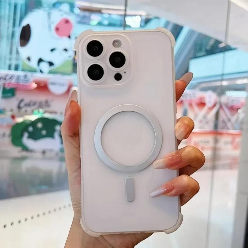 Cover Fro RedMi 15C Shockproof Magnetic Wireless Charge Phone Case For Redmi 15c 4G 5G Magsafe Silicone Bumper Translucent Cases