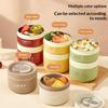 Portable Sealed Thermal Lunch Box For Kids Stackable Microwave 304 Stainless Steel Bento Box Insulated Food Container