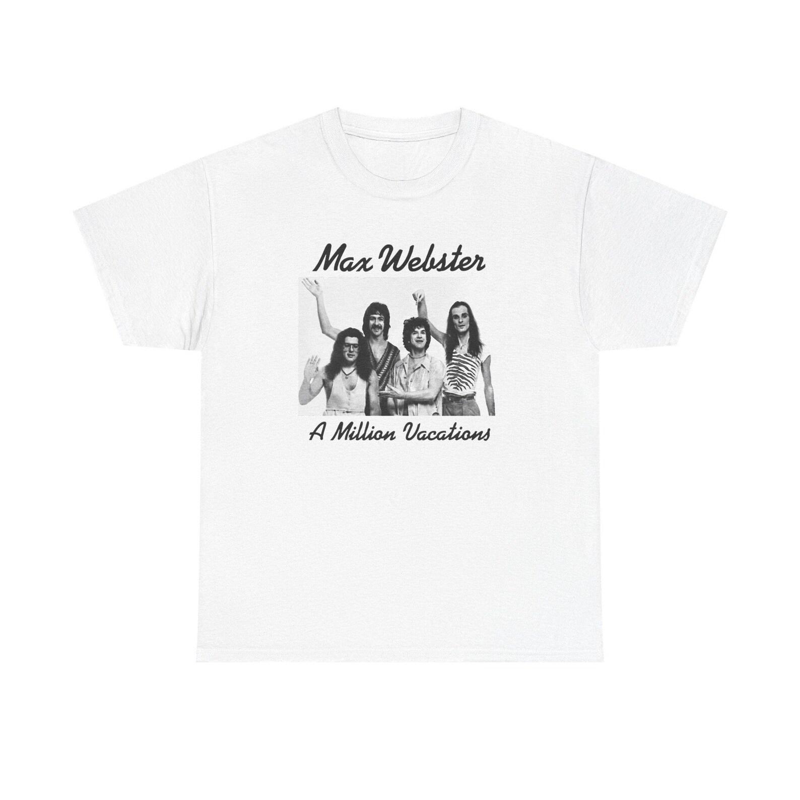 Max Webster Shirt Vintage Canadian Rock Band Tee Classic Rock Music T shirt 70s 80s Rock Fan Gift Graphic Tee M
