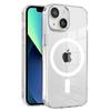 Magnetic Case Compatible with MagSafe for iPhone 14/13,Transparent PC+TPU Phone Back Cover