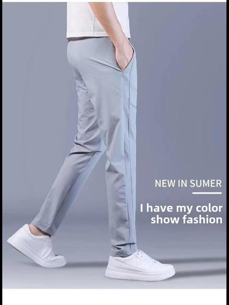 2023 Men's Trendy Slim Fit Straight Casual Summer Pants