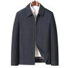 Middle-aged Men's Spring and Autumn Jacket Business Casual Dad Lapel Zipper Top Jacket
