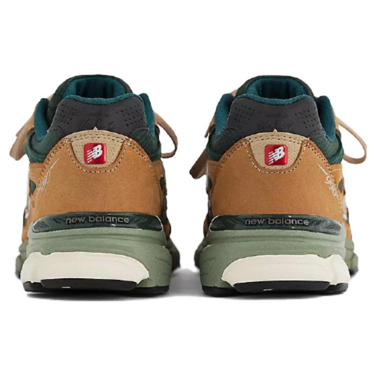 New Balance 990v3 Made in USA 'Tan Green' (Unisex) Tan / Green Running Shoes M990WG3