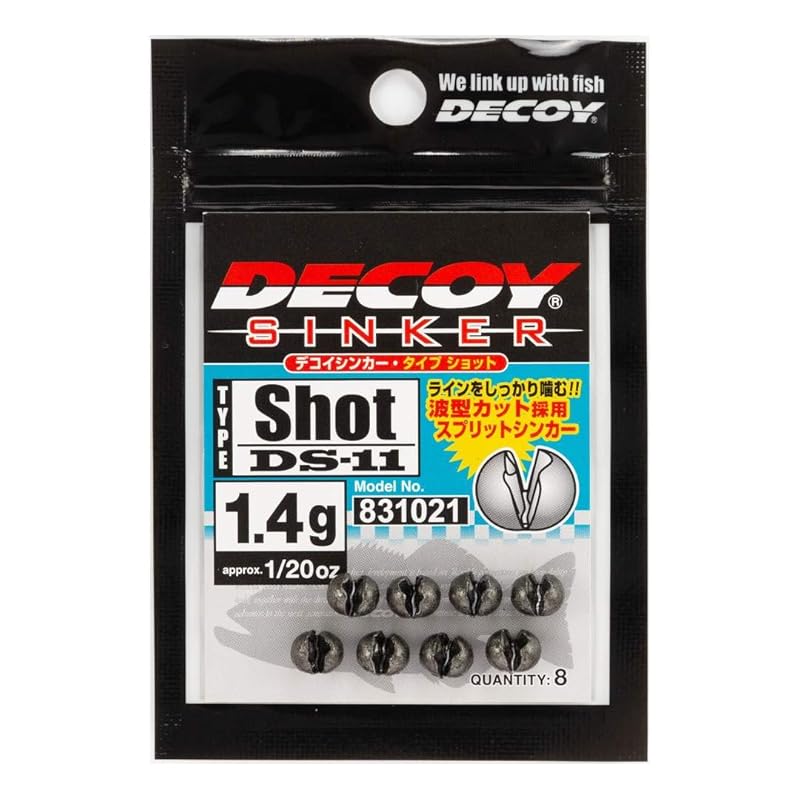 KATSUICHI DS-11 Decoy Sinker Type Shot #1.4g DS-11