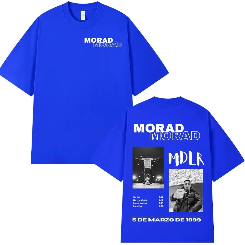 Rapper Morad MDLR Tour Album T Shirt Unisexs Unisex High Quality Cotton Tee Shirt Fashion Hip Hop Short Sleeve Tshirts Streetwear