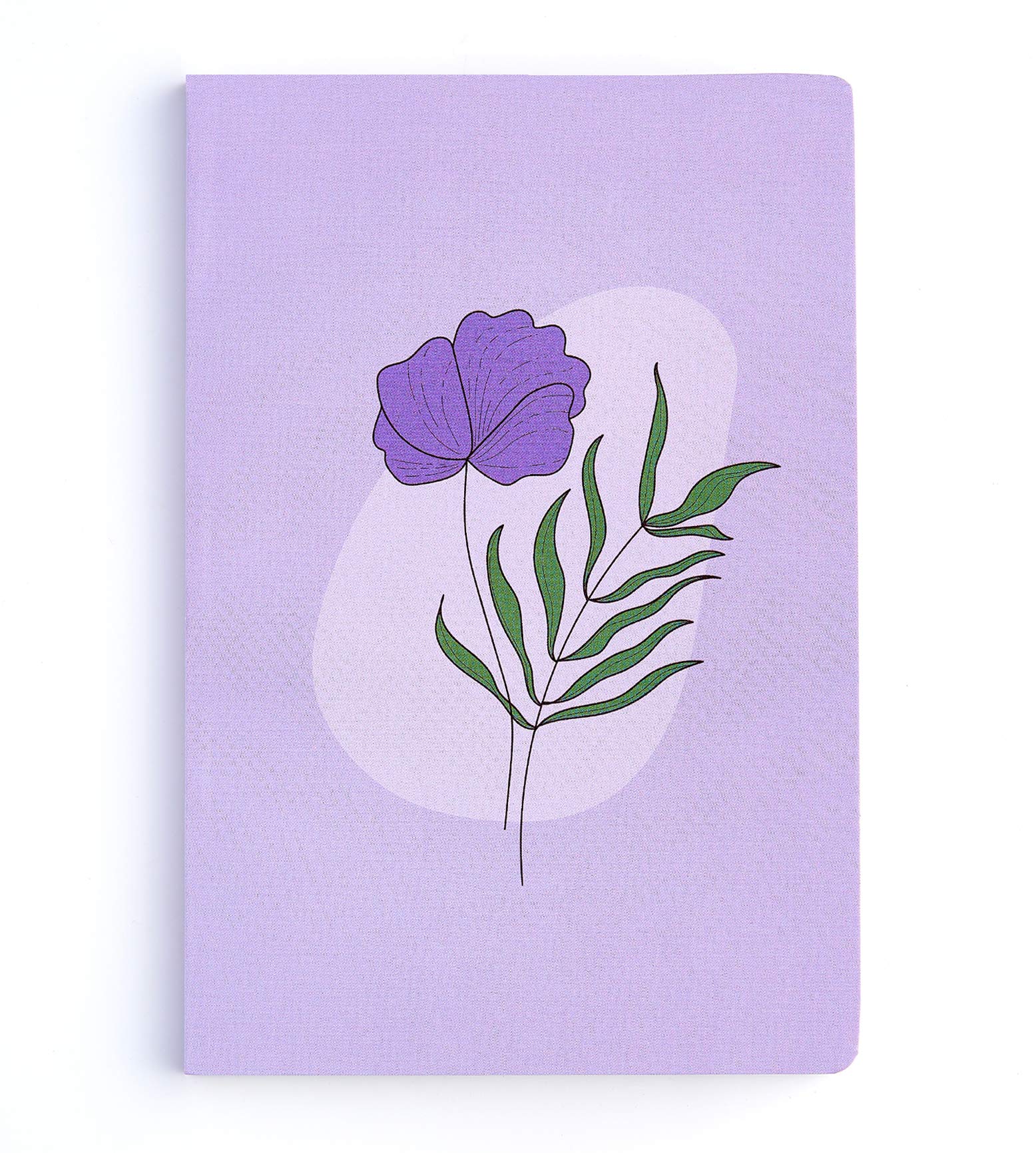 FACTOR NOTES 100 GSM A5 Notebook: Plain | 144 Pages (Violet Bloom) a5