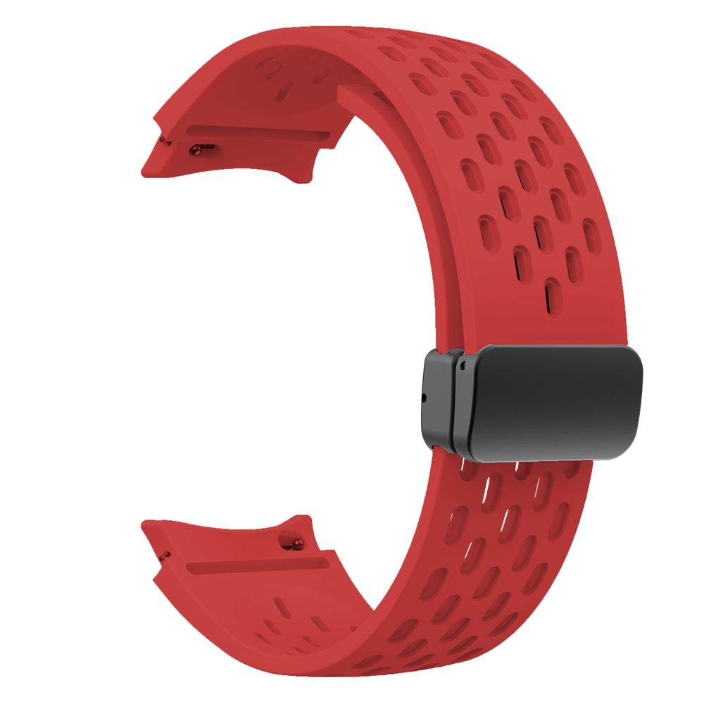 Silicone Strap for Samsung Galaxy Watch 6 Classic 43mm 47mm 5Pro 45mm Magnetic Buckle Band For Galaxy Watch 6 5 4 40mm 44mm