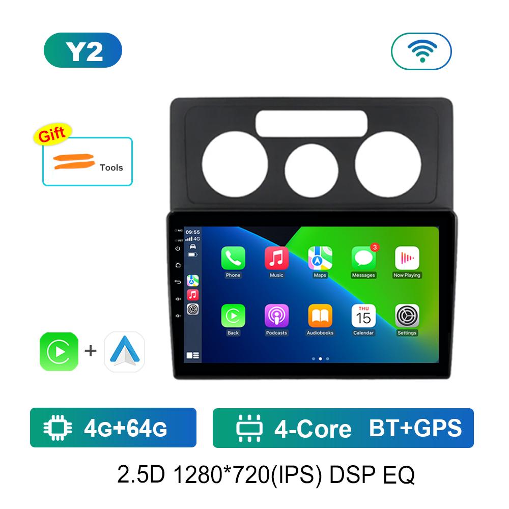 Video Multimedia Player Android Car GPS Navi 10 '' for VW Volkswagen Caddy 2K 3 2004 - 2010 Carplay WiFi Touch Screen Bluetooth