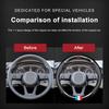 Car Steering Wheel Cover Breathable Anti Slip PU Leather Steering Cover For Mitsubishi Lancer Ralliart 10 3 9 EX Outlander 3 ASX L200 Accessories