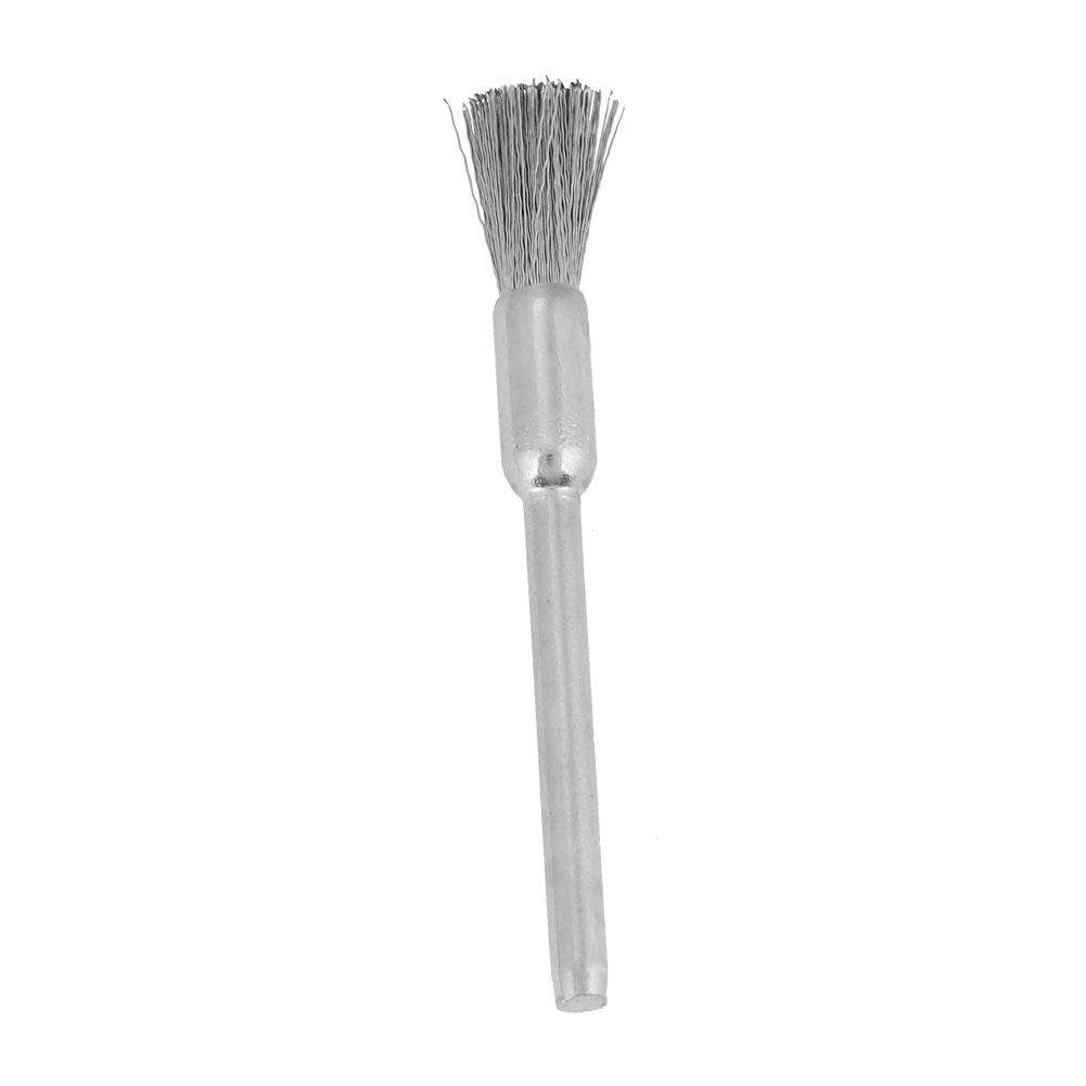 15PCS Mini Steel Wire Brush Polishing Wheel for Grinder Rotary Tool (3*5mm)