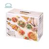 LOCK&LOCK Amber Crystal 6-Piece High Borosilicate Glass Dining Set