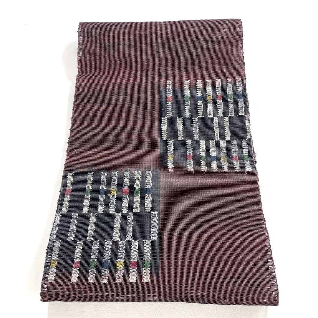 

[USED] Obi 2541, Made by Obiya Sukematsu, High-Quality Silk Summer Obi, Nagoya Style