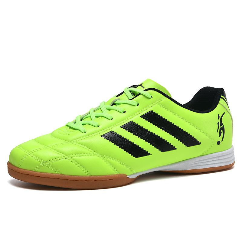 Proužkované sálové boty Protiskluzové Šněrovací Futsalové Tréninkové Tenisky