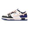 Nike Dunk Low RISK Slip Resistant Abrasion Resistant Low top Skateboard Shoes Women's Blue Pink DD1503-119(Team27-)