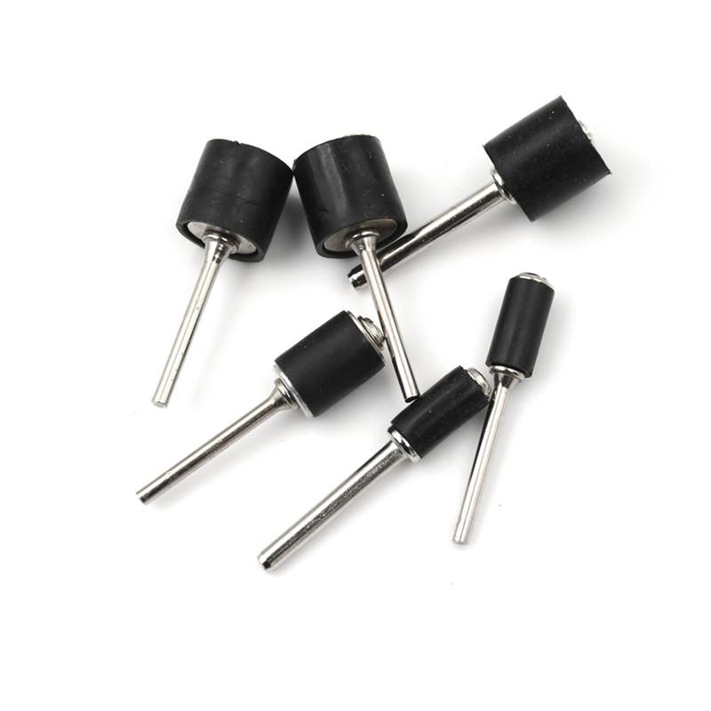 6Pcs Mandrel 1/4 1/8 Shank 6.35-12.7Mm Drum Sanding Nail Drill Bit Abrasive Tool