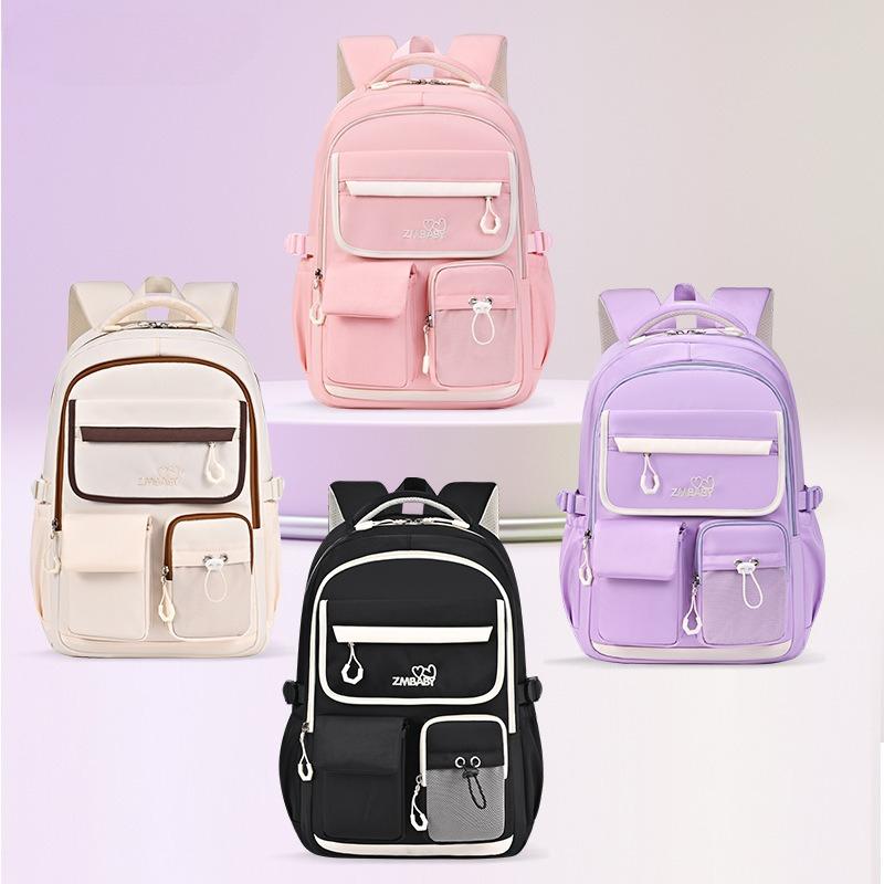 Primary School Backpack for Girls Middle High School Bags Large Capacity Student Bookbag Lightweight Backpack Travel Daypack
