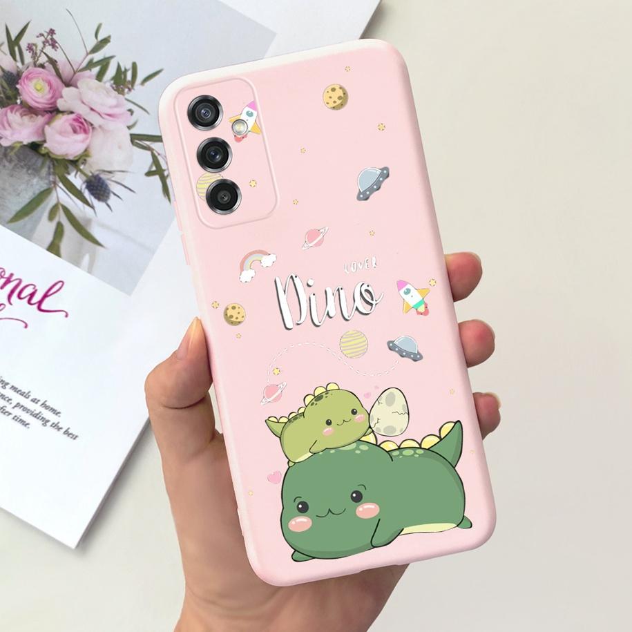 For Samsung M52 5G Case Lovely Duck Cat Head Dinosaur Fundas Soft TPU Phone Cases For Samsung Galaxy M52 5G SM-M526B Hoesje 6.7"
