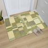 Retro Abstract Geometric Door Mat with Colorful Art Patterns Anti Slip Front Door Kitchen Entrance Floor Carpet