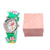 New CHILDREN'S Watch Can Love 3D Pattern Rainbow Flowers CHILDREN'S Quartz Watch Plastic Strap