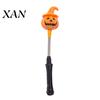 Warm Yellow LED Light Halloween Party Glow Stick for Kids, Spooky Pumpkin Ghost Lighted Up Rod with Spring Holiday Favors No Flame