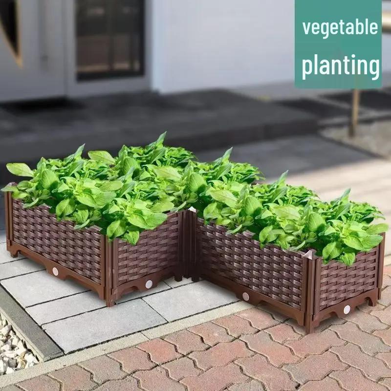 Modular Planting Box for Vegetables, Seedlings, Flowers, and Trees – Ideal for Balcony or Greenhouse Use