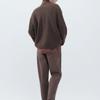 Uniqlo U Series FW23 Solid Color Loose Knit Shirt Jacket Unisex Jacket Brown 462921-36