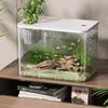 With Lid Hydroponic Fish Bowls Small Betta Aquarium Tank Durable Fish Tank  For Home Decorative