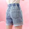 Little Tiger Patty Girls' Denim Shorts with Bows