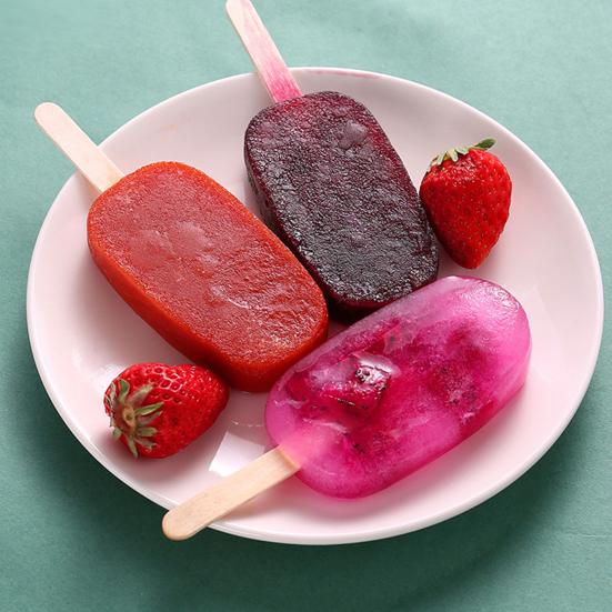 Kids Cartoon Shape Popsicle Molds Food-Grade Silicone Reusable Sticks Non-Stick Design Easy Release Ice Cream Mold