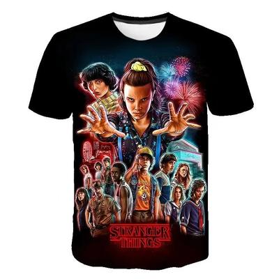 Sıfır Etiketli STRANGER THINGS Tişört Üst genç YETİŞKİN erkek KIZ Tişört Marka yeni