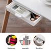 Table Shelf Storage Box Pull Out Storage Box Under Pencil Tray Desk Drawer Organizer Large Capacity Undertable Drawer