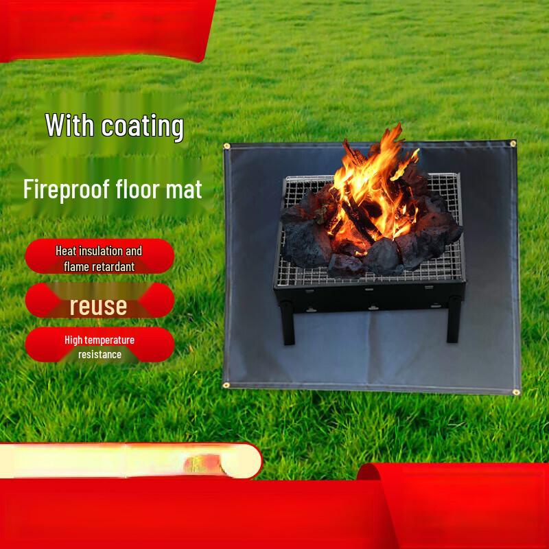 Outdoor Camping Fiberglass Fireproof Mat