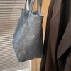 Denim Tote Bag Women Shoulder Crossbody Bag