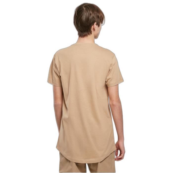 T-shirt forme longue Urban Classics - beige - 2XL