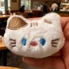 Adorable Plush Bear & Rabbit Brooch Keychain for Kids & Women - Cute Bag or Pin Accessory