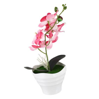 Fake Bonsai Orchid Flowers Artificial Flower Decor 27cm Height Artificial Phalaenopsis Colorful Creative Gifts