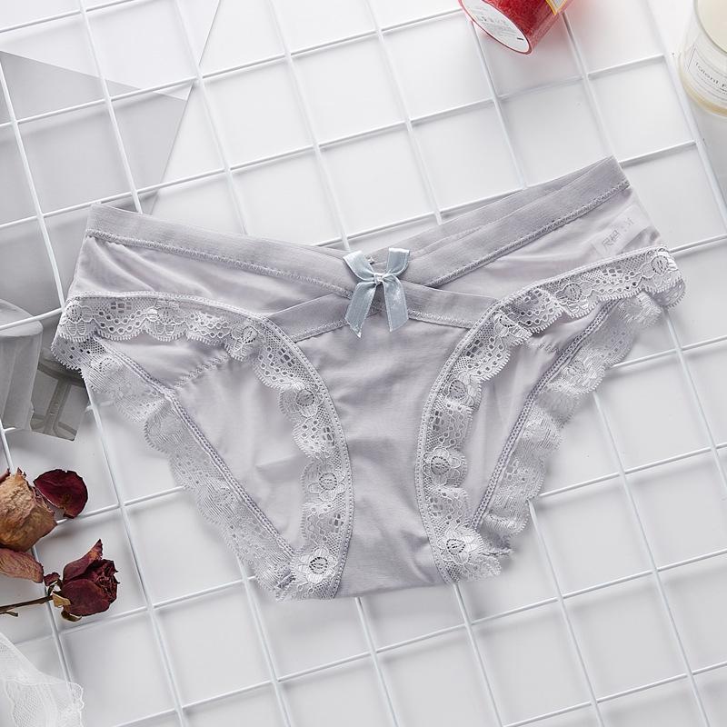 FF3127 See Through Sexy Cheeky Lingerie Women's Underwear Bow Lace Hipster Panty Brief Girls Ladies Panties Lace Women Panties