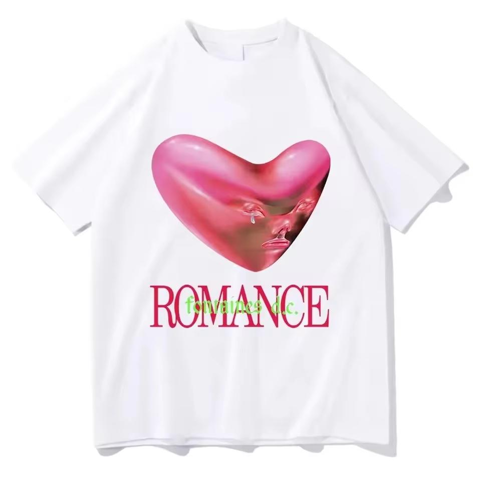 2026 Fontaines Dc Rounisexce Unisex Clothing Tee Shirt Homme New In Top Tees Short Sleeve Round Neck Printing Pullover Tshirt