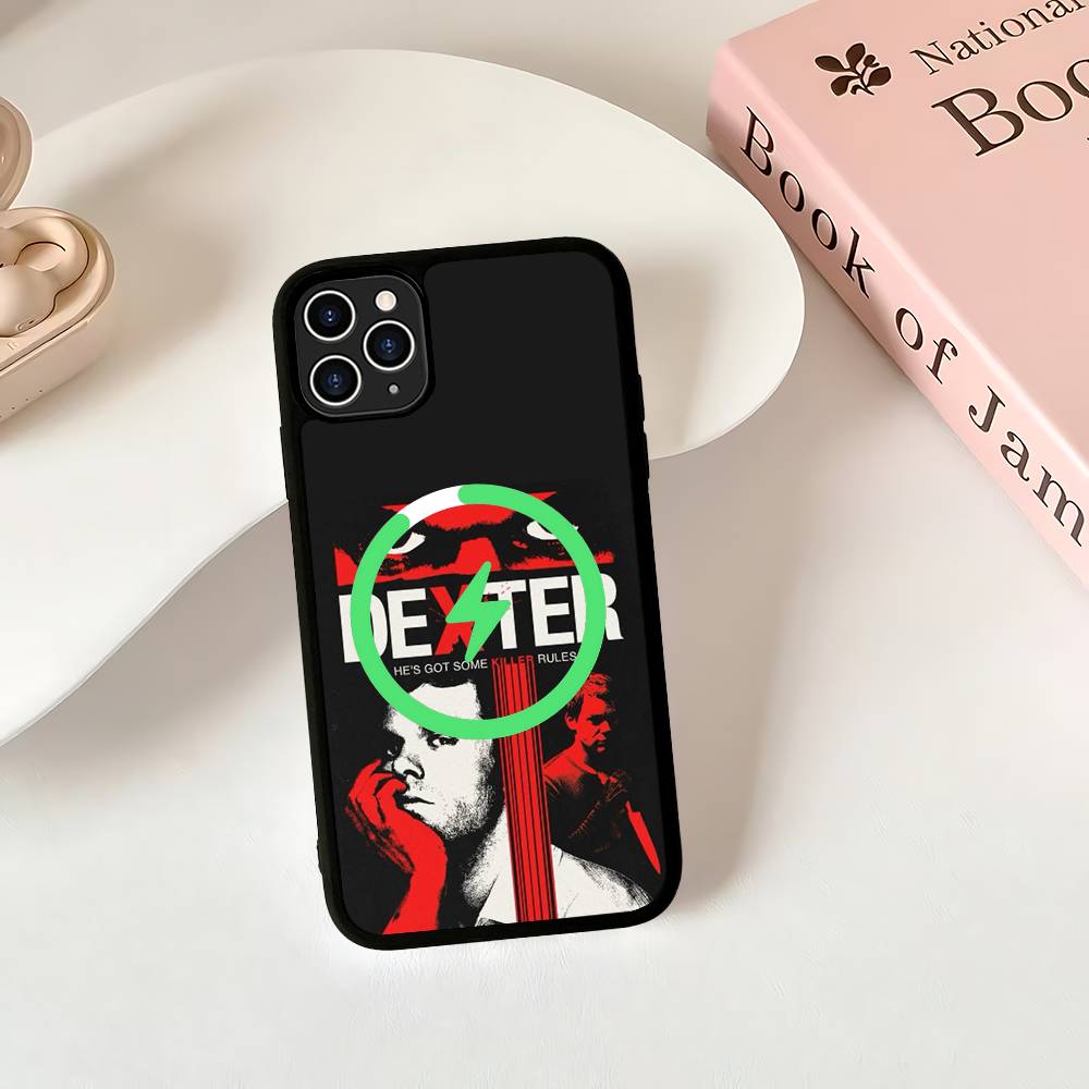 Dexter Morgan Phone Case For IPhone 16 15 14 13 12 11 17 Pro Max Plus Magnetic Wireless Cover