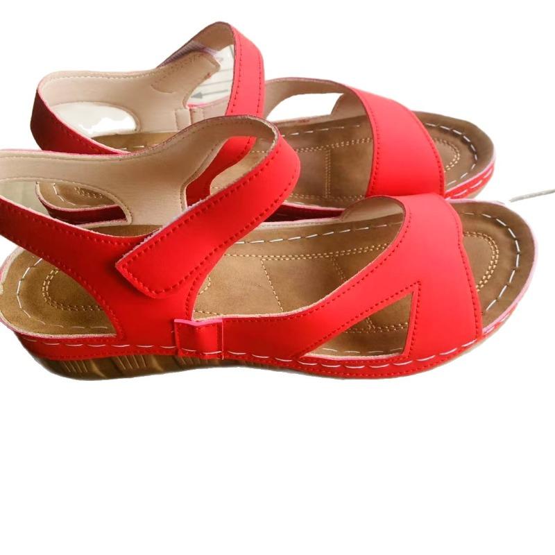 Sandals New Color Platform Fashion Large Size Super High Heel Women's Shoes Magic Belt Light