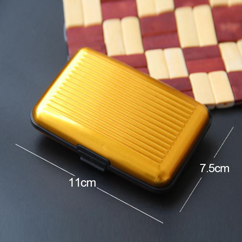 Card  Bag Box 8 Colors Scanning 1pc New Storage Multicolor Business Credit Protect Holder Anti-RFID Waterproof Card Fashion ID Card Creative  Handmade