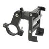 Bicycle Mobile Phone Holder with 360 Degree Rotation Handlebar Mounted Phone Holder for Smart Phone Black