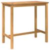 Outdoor Bar Set 5 pcs Untreated Solid Teak Wood
