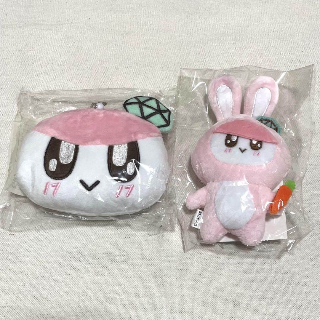 

[USED] SEVENTEEN Sebuchi Plush Pass Case Bonbon