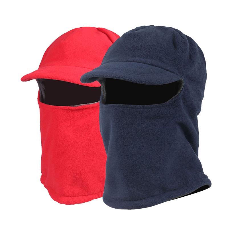 Autumn and winter new fleece hat windproof cycling ski pullover hat fleece thickened hat outdoor warm hat