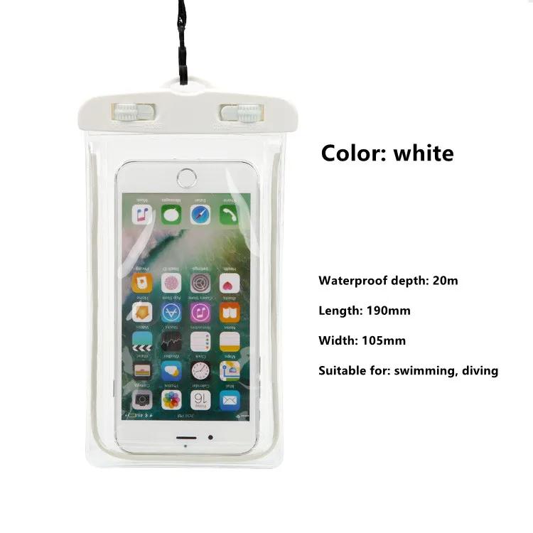 Universal Swimming Underwater Diving Phone Pouch Bag Case IPX8 Waterproof Phone Bag Case