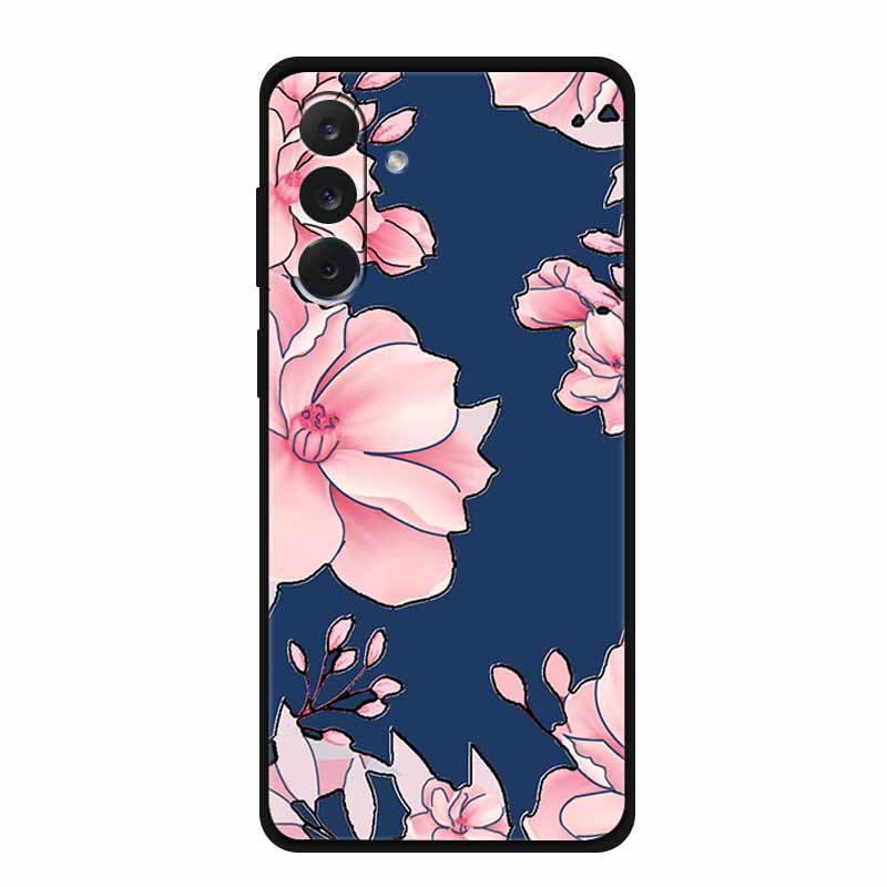 For Samsung M06 M16 M36 3D Flowers Case Soft Silicone Bumper Emboss Phone Cases for Samsung Galaxy M 06 16 36 Back Protect Cover