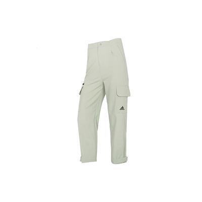 Sports Woven Joggers Women Bottoms Grey Green GP0607