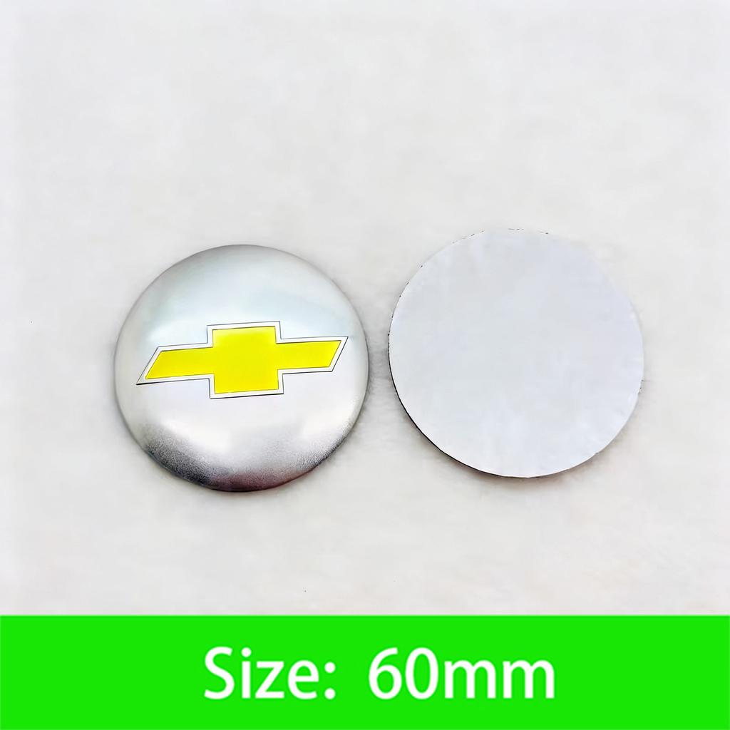 56-65mm Car Wheel Center Hub Cap Emblem Sticker Accessories For Chevrolet Cruze Sonic Silverado Trax Camaro Captiva Aveo Z71 SSR