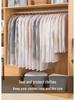 Transparent PEVA Washable Clothing Dust Cover for Coats and Suits